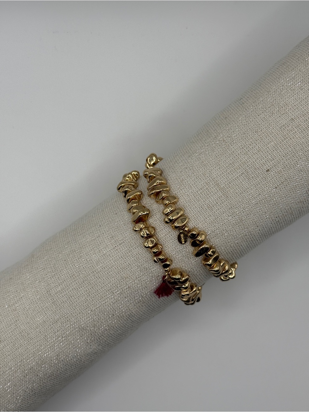SHASHI gold tone bracelet set